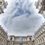 View of sky and square outside Burlington House