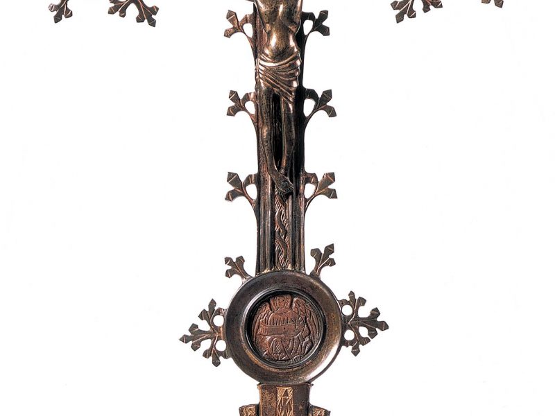 Image of Medieval processional cross from the Battle of Bosworth