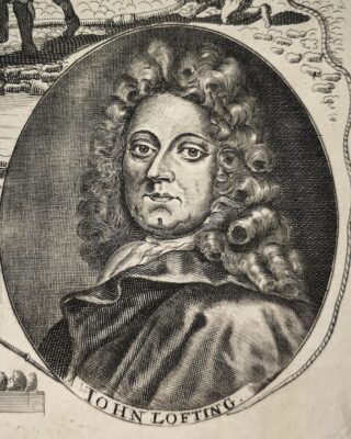 Engraved portrait of John Lofting