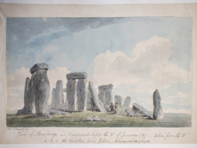 The Great Fall at Stonehenge in January 1797